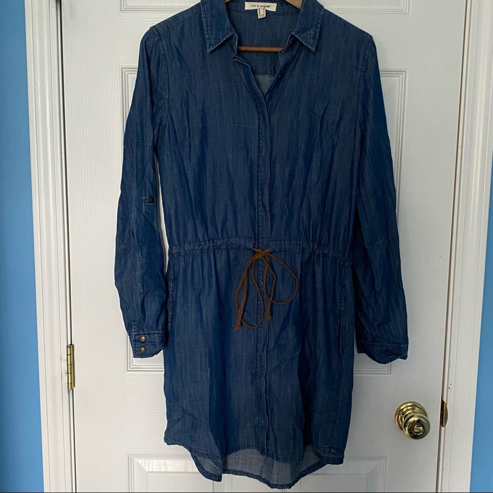 Life in Progress Blue Jean Dress